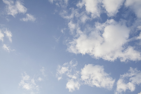 The summer blue skyの写真素材