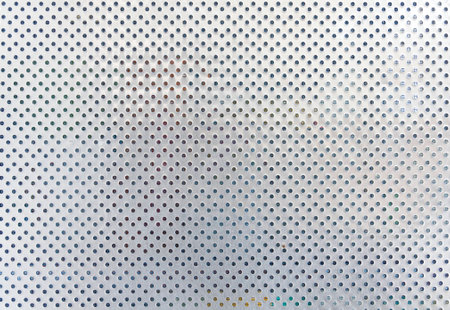 Aluminium wall background made in Thailandの写真素材
