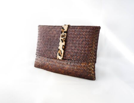 Bamboo handbagの写真素材
