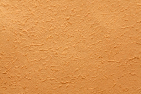Yellow natural handmade paperの写真素材