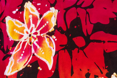 Artistic colorful flowerの写真素材