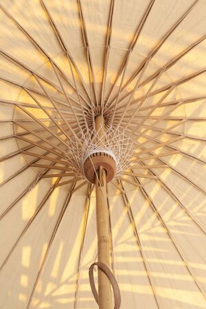 Umbrella structure verticalの写真素材