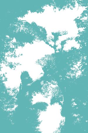 Green and Blue abstract shade on the white backgroundの写真素材