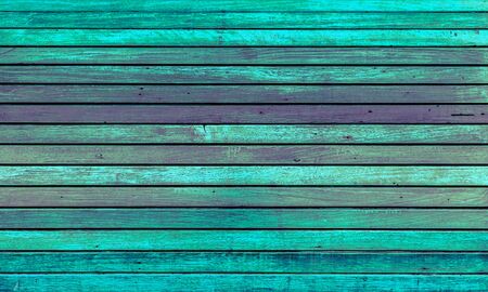 Vintage green tone wood wall texture backgroundの写真素材