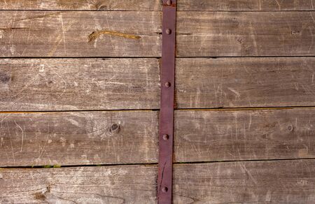Natural color old wooden wall texture backgroundの写真素材