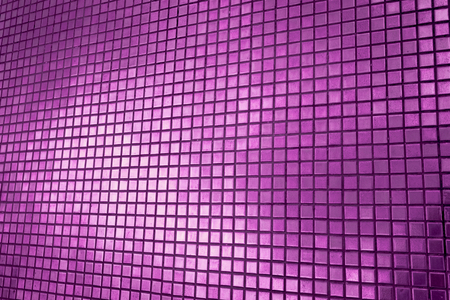 Abstract background of Purple mosaic wallの写真素材