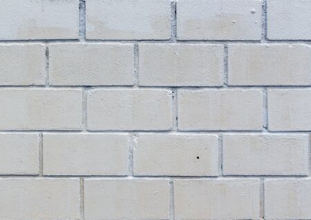 Cement block wall backgroundの写真素材