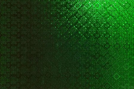 Green glass wall design backgroundの写真素材