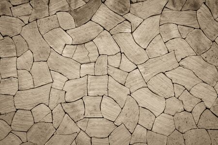 Brick wall design vintage tone style backgroundの写真素材