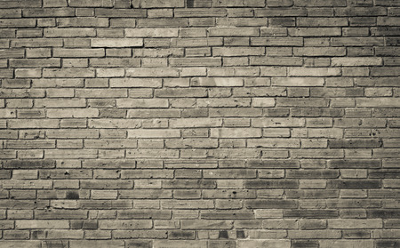 Abstract background of vintage old tone brick wall