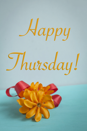 Happy Thursday cardの写真素材