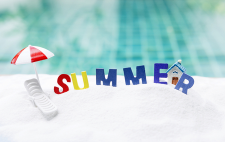 Summer concept backgroundの写真素材