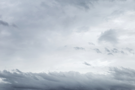 Nature background of grey cloud, weather concept background, raining season background, rain cloud skyの写真素材