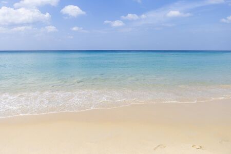 Blue sea and clean beach in Southern Thailand, summer and vacation holiday destination, summer...