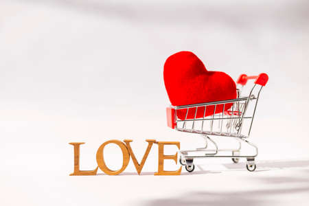 Love and romance conept background, valentine card idea, online datingの写真素材