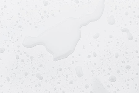 Abstract Water drops on white background, water drops pattern backgroundの写真素材