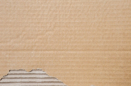 Old brown cardboard box paper texture background, blank brown cardboard paper backgroundの写真素材