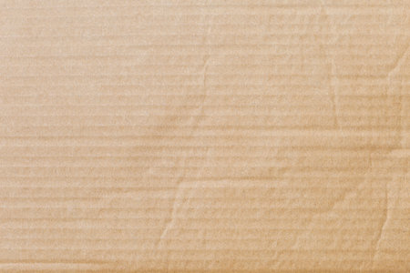 Blank old brown cardboard box paper texture background, blank brown cardboard paper backgroundの写真素材