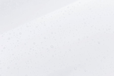 Water drops on white background, seamless water drops pattern backgroundの写真素材