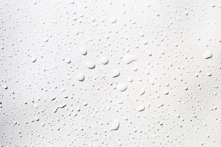 Water drops on white background, seamless water drops pattern background