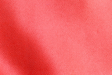 Closeup red leather texture background, empty red leather pattern background