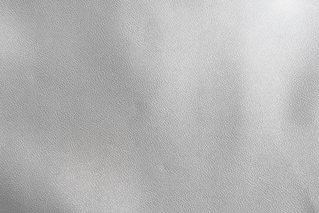 Blank grey leather texture background, empty grey leather pattern background