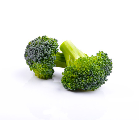 Broccoli isolated on white background. Healthy food. Diet. Green.の写真素材