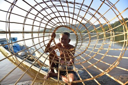 Male fish in lakesの写真素材