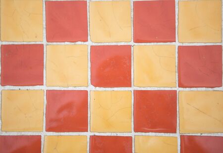 mosaic yellow and orange texture background