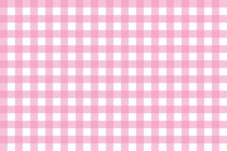 Seamless pattern with pink gingham check, plaid repeat background for textile, book cover, wrappind paper, tablecloths.のイラスト素材