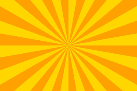 Orange sunburst background for web design. Vector illustration.のイラスト素材