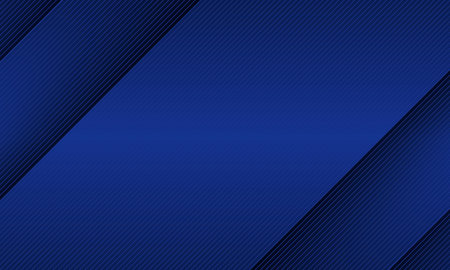 Abstract gradient blue paper layer with striped lines in 3d paper art style for landing page, banner, presentation, poster, cover page, vector illustration.のイラスト素材