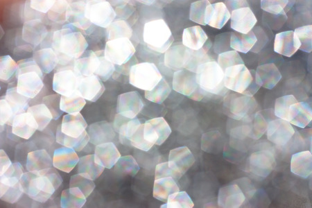 pentagon bokeh , light bokehの写真素材