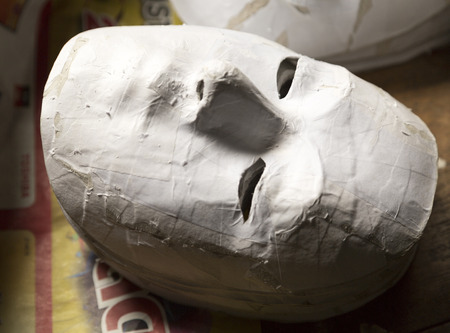 white paper maskの写真素材
