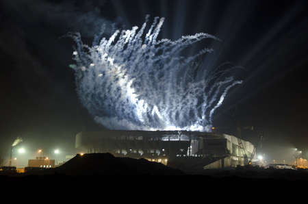 Lviv, Ukraine - 29 october 2011 - Opening of Euro 2012 stadium Lviv Arena