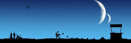 Artistic rendering of game night with friends.のイラスト素材