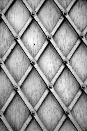 Metal window shutter pattern. Abstract background texture.の写真素材