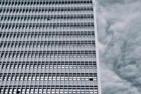 High rise urban building. Abstract modern architecture background.の写真素材