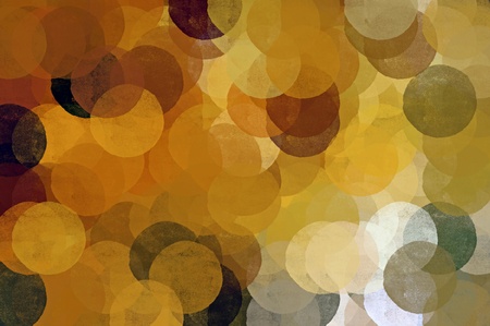 Circles background illustration. Brush painted impressionist abstract spherical shapes.の写真素材