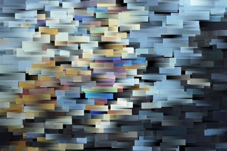 Colorful textured rectangles and lines abstract background illustration.
