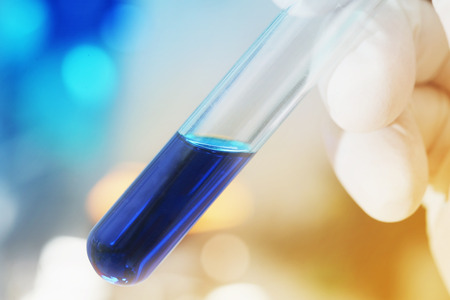 chemical research at science labの写真素材