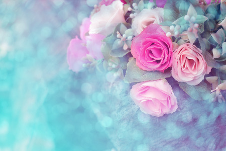 vintage color rose  backgroundの写真素材
