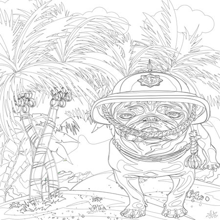 dog coloring book
Adult coloring page, book a cute isolated dog, image for relaxing. Zen art style.dog coloring books for adults,の写真素材