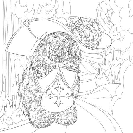 dog coloring book
Adult coloring page, book a cute isolated dog, image for relaxing. Zen art style.dog coloring books for adults,の写真素材