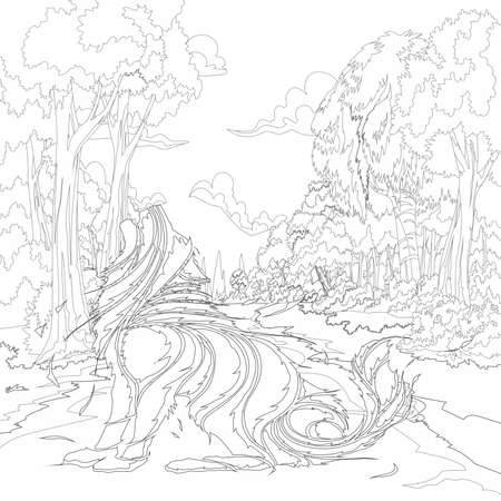 dog coloring book
Adult coloring page, book a cute isolated dog, image for relaxing. Zen art style.dog coloring books for adults,の写真素材