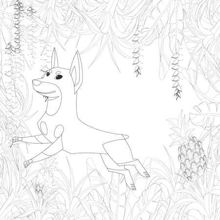 dog coloring book
Adult coloring page, book a cute isolated dog, image for relaxing. Zen art style.dog coloring books for adults,の写真素材