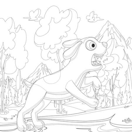 dog coloring book
Adult coloring page, book a cute isolated dog, image for relaxing. Zen art style.dog coloring books for adults,の写真素材