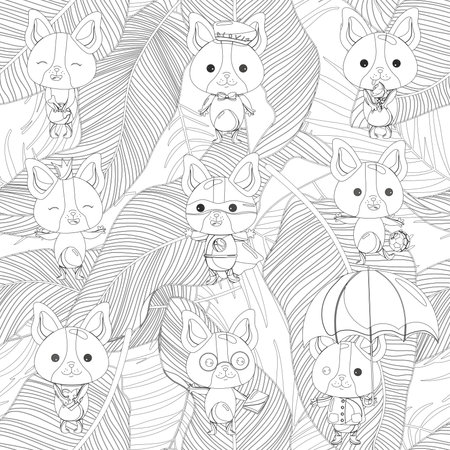 dog coloring book
Adult coloring page, book a cute isolated dog, image for relaxing. Zen art style.dog coloring books for adults,の写真素材