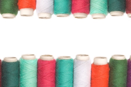 Thread isolated on a white background 