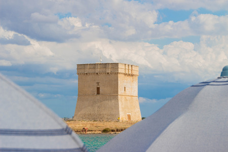 Chianca Tower from bathouseの写真素材